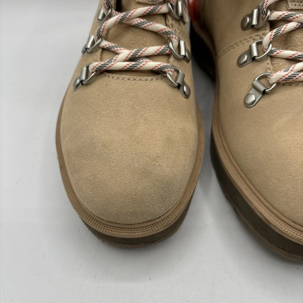 Sorel Hi-Line Hiker Women's 7.5 Suede Waterproof Boots Ceramic Tan NL4878-209‎